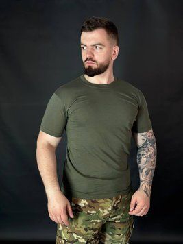 Футболка Військова Олива Х/Б Military Бавовна 757662 фото
