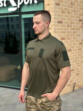 Поло олива cool max military 824613 фото