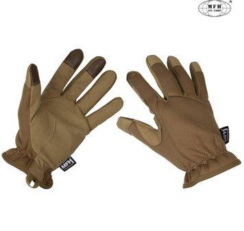 Рукавиці тактичні MFH Tactical Gloves Lightweight Coyote 4121587 фото