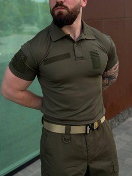 Футболка поло -Olive Premium 4321706 фото