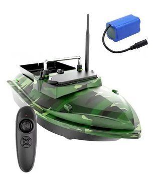 Кораблик для рибалки Flytec V050 Camo green акумулятор 12000 mAh 4302434 фото