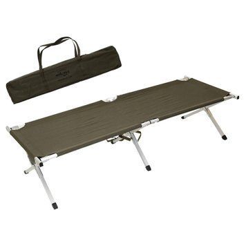 Ліжко розкладне Канадське US STYLE ALUM. FOLDING COT W. BAG Olive 4047882 фото
