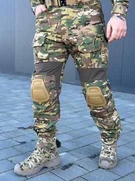 Тактичні Штани G3 з Наколінниками мультикам Military MTP 1818452 фото