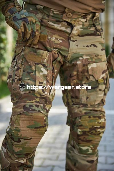 Тактично-польові штани з наколінниками KS-PRO Military, мультикам 4110242 фото