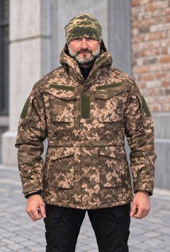 ТАКТИЧНА ПАРКА ПІКСЕЛЬ ЗИМОВА НА SLIMTEX ТА OMNI-HEAT до-30 5550199 фото