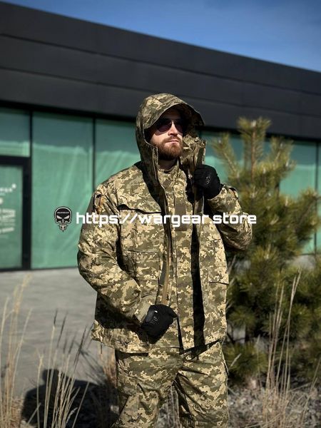 Комплект 3 в 1 Тактичний статутний костюм+ Убакс CoolPass ЗСУ Піксель мм14 Military + Полегшена парка Піксель 4178505 фото