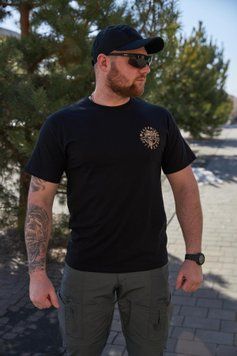 Футболка з принтом Weaponised Fitness 100% Cotton чорна 5177422 фото
