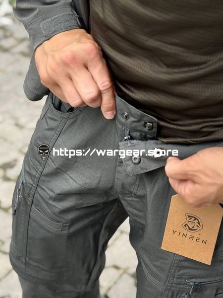 Штани тактичні YINREN 4.0 Grey Карго 4342804 фото