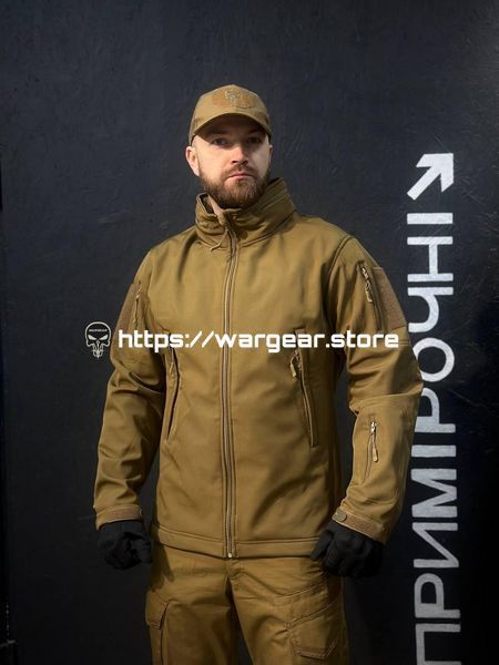 Тактична Куркта койот Soft Shell Patriot 2.0 Coyote Прихований Капюшон 4208121 фото