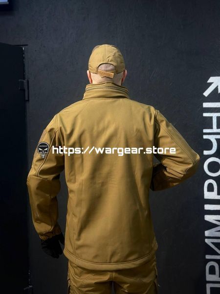Тактична Куркта койот Soft Shell Patriot 2.0 Coyote Прихований Капюшон 4208121 фото