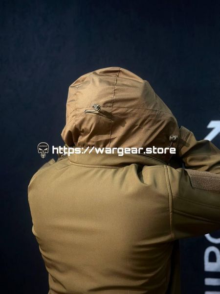 Тактична Куркта койот Soft Shell Patriot 2.0 Coyote Прихований Капюшон 4208121 фото