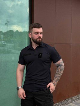Футболка поло -Black Premium 4322574 фото