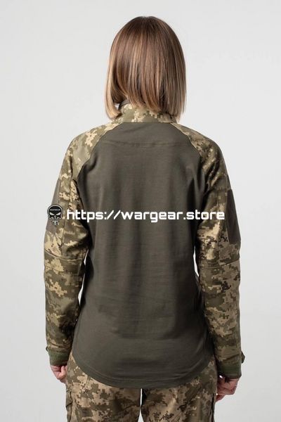 Жіноча тактична сорочка-Убакс еластан Premium mm14 Military 3214783 фото