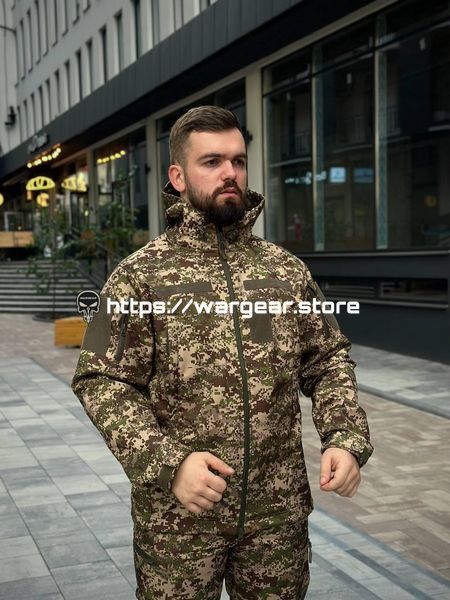 Тактичний костюм на флісі Soft Shell Хижак MILITARY 3822247 фото