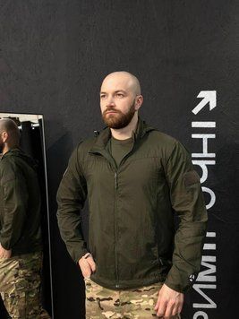 Ультра легка Тактична куртка олива Attam Магніт 🧲 4219676 фото