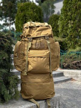 Рюкзак Койот тактичний Каркасний 80л Coyote Алюмінієва рама 3843315 фото