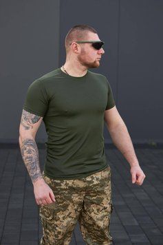 Футболка літня потовідвідна CoolMax Military. Олива 4297535 фото
