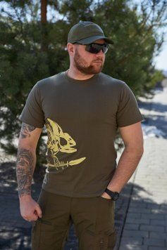 Футболка тактична T-Shirt (Full Body Skeleton) Олива 5181248 фото