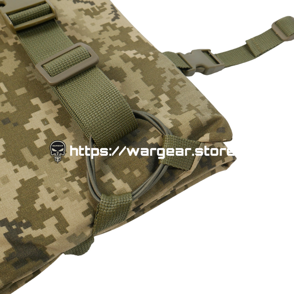 Каремат п'ятиточка трьохсекційна Kiborg П-3 Кордура Піксель 3140310 фото